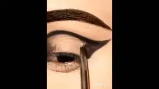 black sparkly smokey eye makeup 😍 wedding season guest eye makeup tutorial