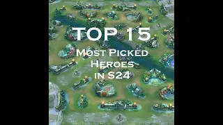 Top 15 Most Picked Hero in S24 - Heroes Evolved