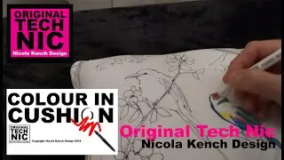 3 Nicola Kench Design COLOUR IN CUSHION DETAIL 1 - THE MOVIE @originaltechnic