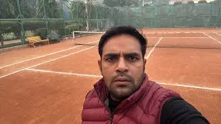 V-07: Dr. Ohri 🆚 Aarif #claycourt #lawntennis #injury #crosscourt 