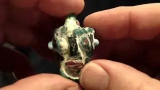 Roman Glass Bead Pendant 400 B.C.