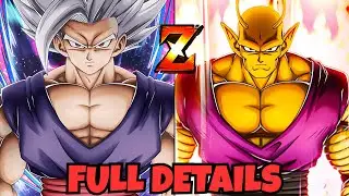 EXTREMELY BUSTED! LR BEAST GOHAN AND LR ORANGE PICCOLO INSANE EZA DETAILS! (DBZ: Dokkan Battle)