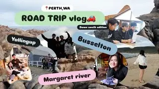 ROAD TRIP VLOG ☆ down south Busselton - Margaret River - Yallingup , PERTH Western Australia ☆ 2025