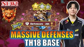 ANTI 3 STAR TH18 WAR LEGEND BASE LINK | TOWN HALL 18 ANTI METEOR GOLEM FIREBALL | CLASH OF CLANS