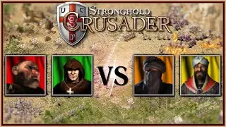 KI Kampf | Schwein & Abt ⚔️ Kalif & Saladin | Stronghold Crusader