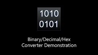 Binary/Decimal/Hex Converter Demo | Visual Basic