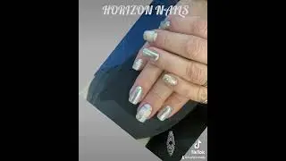 2024 New Year Nails🔥 #silvercolornails #sparklenails #newyearnails #❤️