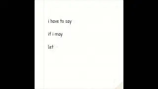 if i may | short poem