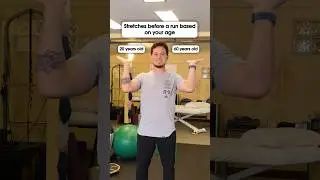Stretches before a run based on your age! 🏃&zwj;♂️#physicaltherapist #health #wellness #stretches #meded