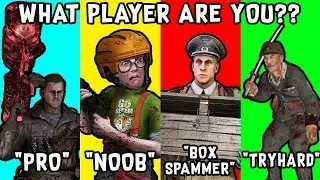 10 TYPES of Zombie Players in COD Zombies ~ Black Ops 3 Zombies, BO1, BO2, WAW Zombies
