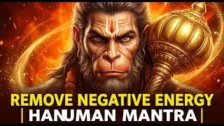 POWERFUL Hanuman Mantra 108 Times | Remove Negative Energy Mantra