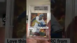 Ichiro pre-RC foil cards from Japan are amazing!