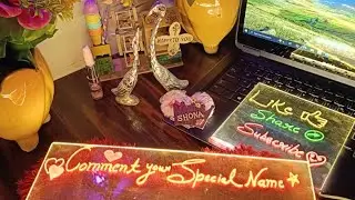 COMMENT YOUR NAME💗 | NEON LIVE STREAM| SHONA LIVE | WRITING BOARD|