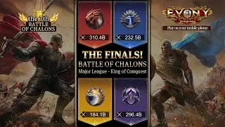 C3 - King of Conquest - Major League FINAL | Battle of Chalons | Evony: The King's Return