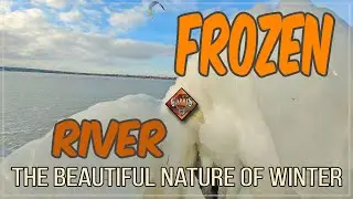 The beautiful nature of winter | Frozen River In Odessa | Ukraine