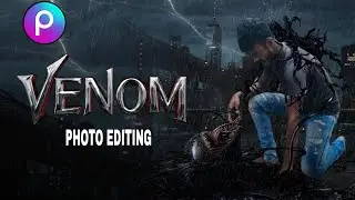 Venom Photo Editing || Venom Movie Poster Editing In Picsart#sonyjackson #venom2 #picsart