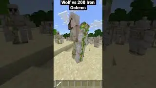 Wolf vs Iron Golems
