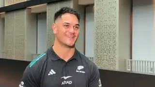ALL BLACKS:  Quinn Tupaea ahead of the showdown with Ireland in Chicago