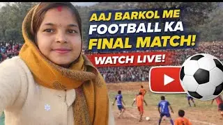 #like aaj hamare gaw barkol me football ka final match dekhe #fulll vlog video #rup cg vlogs#