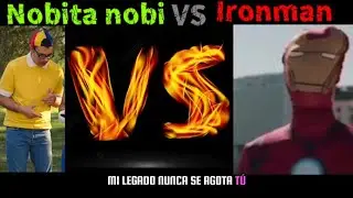 NOBITA VS IRON MAN | BATALLA DE RAP DEL OMBLIGO