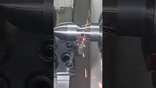 CNC Lathe Bullet Shaping Process | SV Workshop 🔩⛓️⛓️&zwj;💥😳🫣