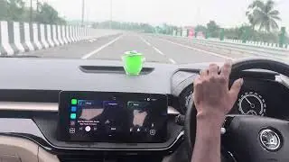 My Skoda slavia Pov Drive ✅ #1 Drive my Skoda slavia supportline | 1.0 TSI SUNROOF WHITE COLOUR #own