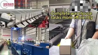 Large-scale warehouse conveying system#warehouse #conveyorsystem