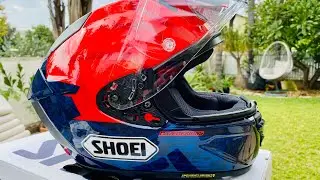 Распаковка шлема Shoei X SPR Pro Marquez 7 TC 1