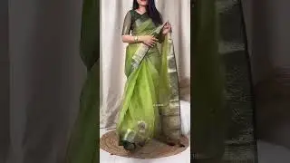 Organza Stone mirror work saree Limited Stock #youtubeshorts #ytshorts #trending #trendingshorts