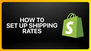 Как настроить стоимость доставки в Shopify в 2026 году! Учебное пособие.