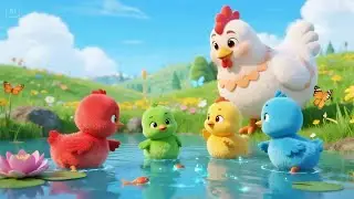 Four Little Chicks | Fun Nursery Rhyme for Kids  #NurseryRhymes #KidsSongs #cocomelon