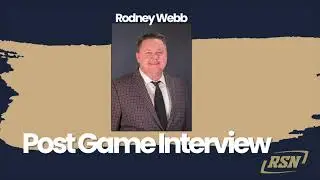 September 4- Postgame Interview with Rodney Webb