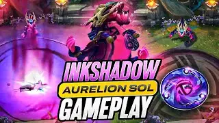 THIS SKIN IS CLEAN. Inkshadow Aurelion Sol Gameplay! *NEW 2023 SKIN*