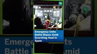 Spanish military emergency units battle wildfires in Caceres, Avila provinces