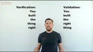 The difference between verification and validation - with special focus on experienced based testing