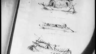 Dhow Indian sailing vessel  of former days in 1947