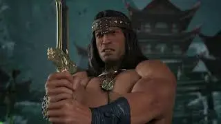 GERAS VS CONAN | TIME CONTROL vs GRAPPLER GAMEPLAY | SAND COMBO AND AXE ATTACKS | HIGH-LEVEL MK1