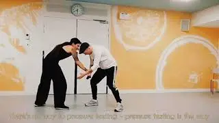 The 'Banana drill'. Eskrima Knife self-defense pressure testing 