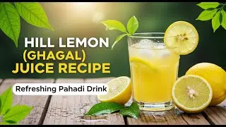 Kaise Banaye Hill Lemon (Ghagal) Juice | Natural Immunity Booster Drink