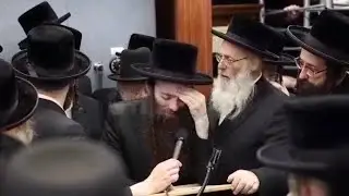 Oldest Son of Kosov Rebbe Zt”l Being Maspid at The Levaya | דברי הספד על האדמו”ר מקאסוב זצ”ל ע”י בנו