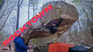 Double Trouble v5 - Rocktown Bouldering