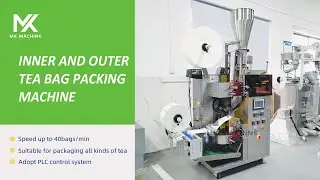High speed automatic inner and outer tea bag packing machine