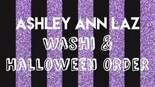 Ashley Ann Laz (Ashley&rsquo;s To Do List) Washi & Halloween Order