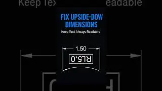 AutoCAD Dimensions Spinning the Wrong Way? Do This #Tutorial #AutoCADTips