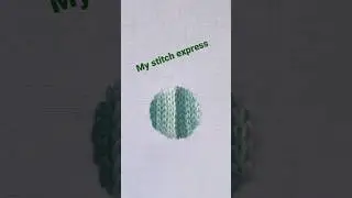 My stitch express #weavestitch #basicstitches bas#mypassion #diy #viral #hoopart #simpleyetbeautiful