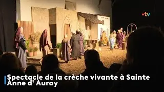 Spectacle de la cr&egrave;che vivante &agrave; Sainte Anne d' Auray