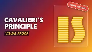 Cavalieri's Principle: Visualizing Volume & Cross-Sections (Geometry Explained)