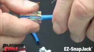 Platinum Tools  EZ SnapJack Connectors | Tool-less Jacks