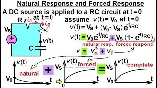 Electrical Engineering: Ch 8: RC & RL Circuits (29 of 43) Natural Response and Forced Response