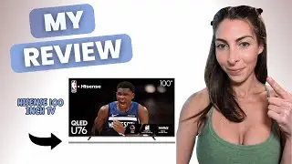 Honest Review of Hisense 100 inch ULED 4k TV for Sports